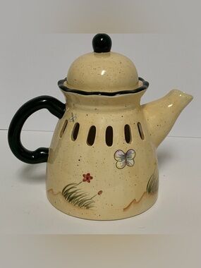 "Wildflower Breeze" Home Interiors Teapot Candle Cover